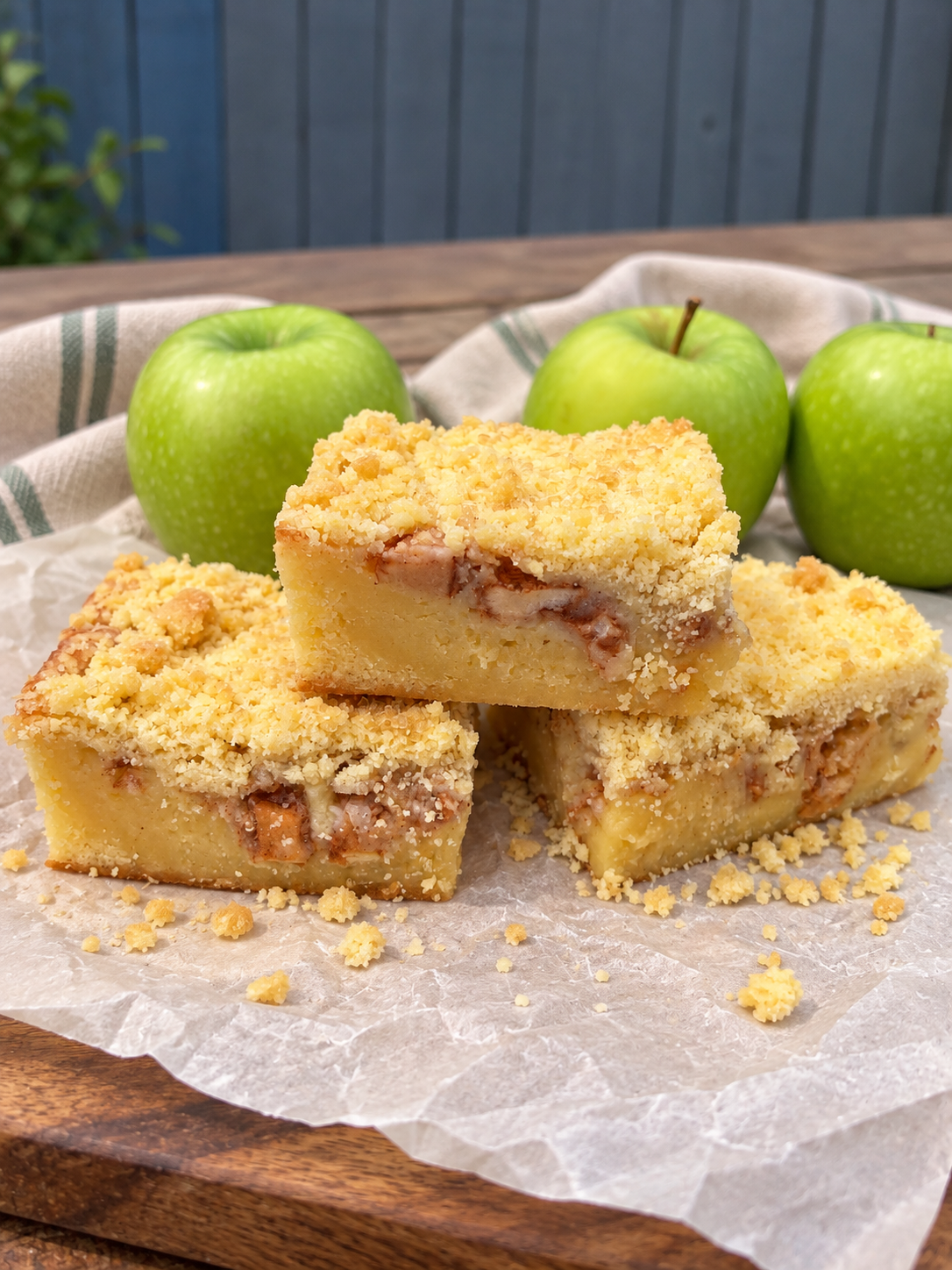🍏 Apple Crumble Blondie