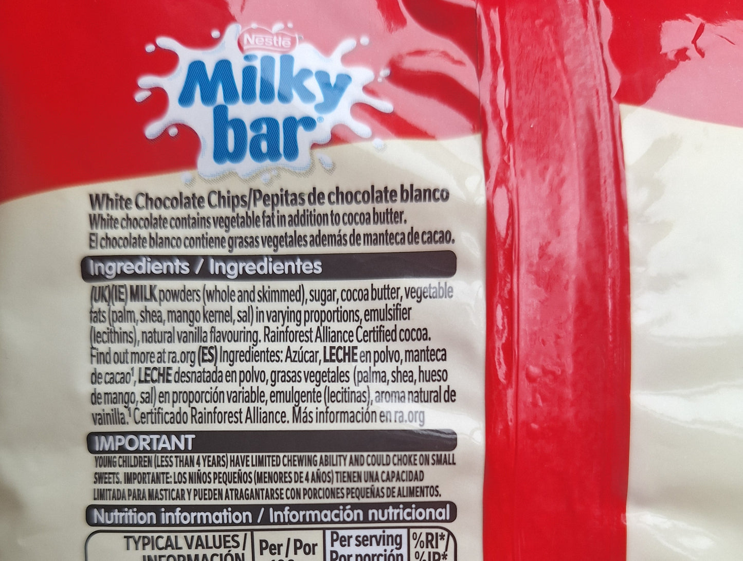Milky bar & Raspberry cookie
