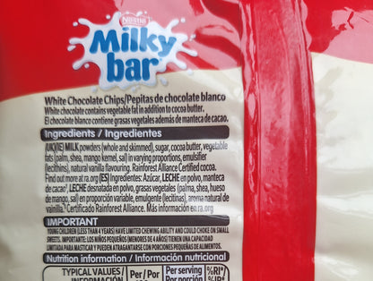 Milky bar & Raspberry cookie